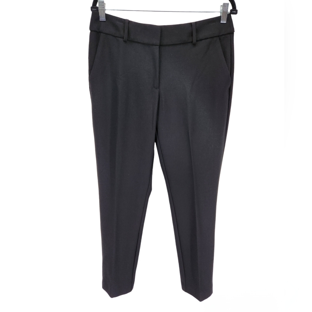Loft Curvy Slim Dress Pants Womens 8T Black